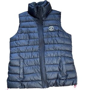 Abercrombie & Fitch Navy Puffer Vest Size L